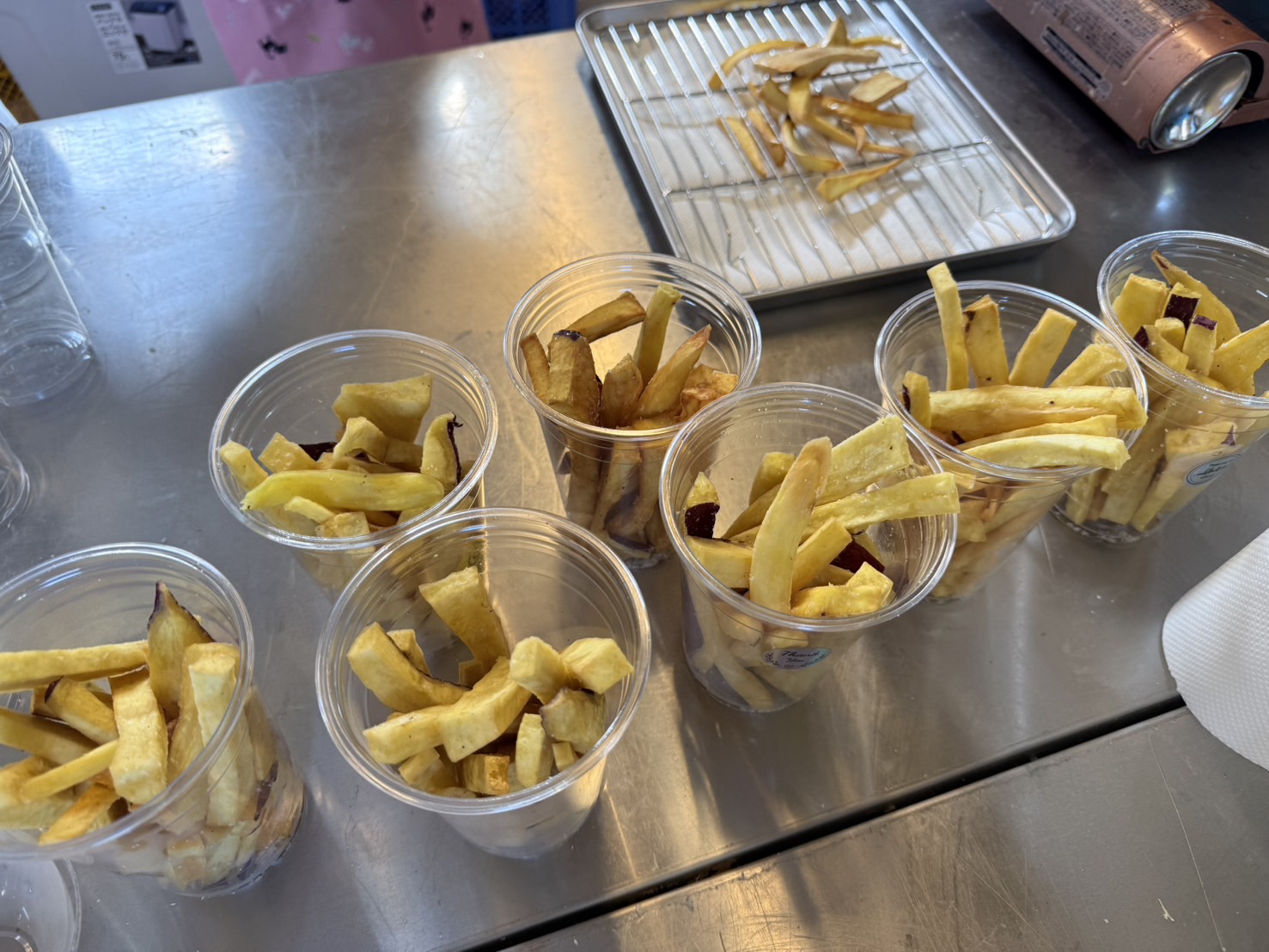 みんなで作業🍠